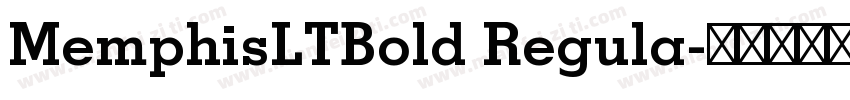 MemphisLTBold Regula字体转换